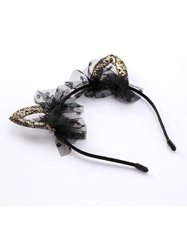 Mesh Cat Ear Headbands | Exquisite Festival & Party Accessory with Gemstones - Buy Online on GoSupps.com