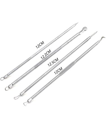 Piuruf Acne Needle Set - 4 Stainless Steel Tools for Blackhead Removal & Pore Cleaning | Effective Skin Care | Australia Size - Buy Online on GoSupps.com