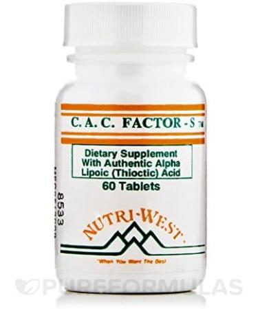 C.A.C. Factor-S - 60 Tablets by Nutri West - Buy Online on GoSupps.com