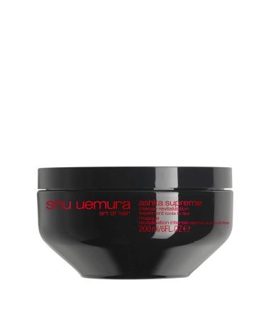 Shu Uemura Ashita Supreme intensively revitalizing hair mask for all hair types with Ashitaba extract for more shine and suppleness anti-split 200 ml