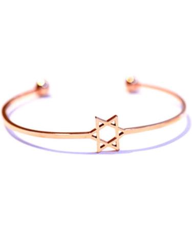 Shop Healeved Silber's Trendy Adjustable Cuff Bracelet & Finger Ring - Elegant Open Bangle Jewelry for Ladies - Gold Star Design - International Shipping Available - Buy Online on GoSupps.com