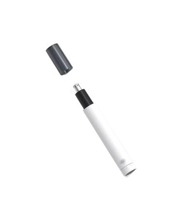 Nose Hair Trimmer Electric Nose and Ear Scissors Shaving Safety Supplies Trimmer (Color : White)
