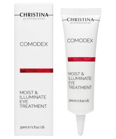 -CHRISTINA- Comodex Moist & Illuminate Eye Treatment with Hyaluronic Acid | Under Eye Cream Combats Dark Circles Puffy Eyes and Dry Skin 30ml