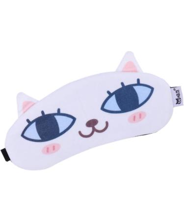 Fomiyes Eye Flap Sleeping Mask - Cartoon Cat Design Perfect Gift for Yoga Lovers & Parties | Light-Filtering Comfort - Buy Online on GoSupps.com