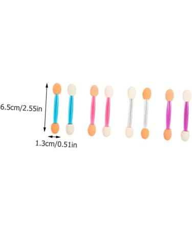 NOLITOY 120pcs Double Ended Eye Shadow Stick Eyeshadow Shimmer Eye Shadow Brush Applicators Woman Mix Tool - Buy Online on GoSupps.com