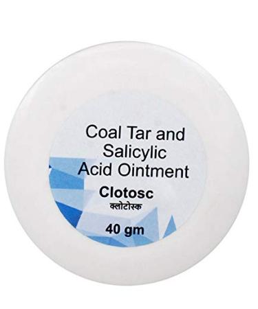 Coal Tar Salicylic acid Ointment Clotosc (40 g) 1.41 Ounce (Pack of 1)