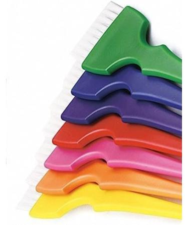7-Color Professional Hair Coloring Set with Rainbow Dye - Includes Brush, Bowl, and Key Tube Squeezer - Great Gift Idea - Buy Online on GoSupps.com