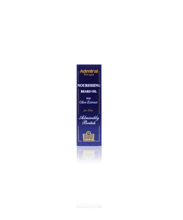 Admiral Male Grooming Beard Oil with Olive Extract & Luxury Comb - Nourishing Beard Care for Men 1.0 oz - Buy Online on GoSupps.com