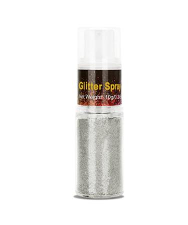 Go Ho Hair and Body Glitter Spray,Festival Glitter Powder Makeup for Hair/Body/Clothes,Glitter Spray Loose Sparkle Powder Makeup for Silver Body Face Highlighter,10g - Buy Online on GoSupps.com