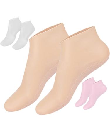 FOMIYES 6 Pairs Moisturizing Socks Hydrating Socks Moisturizing Lotion Feet Lotion Non Socks Aloe Socks Moisturizing Gel Socks Foot Care for Dry Cracked Feet Spa Socks for Women Foot Mask - Buy Online on GoSupps.com