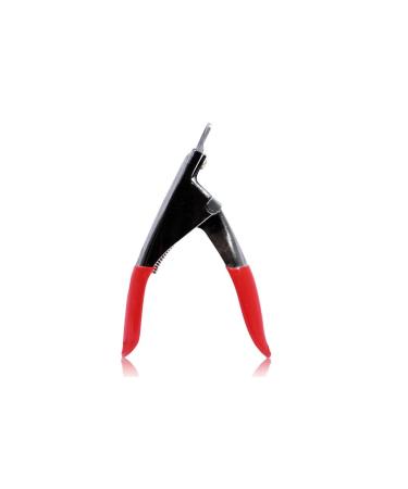 SVAASA Nail Clippers False Nail Tips Cutter Red Stainless Steel Professional Nail Edge Clipper Acrylic Scissors Manicure Pedicure Nail Tools