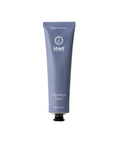 khadi LOTION CORPORELLE HIMALAYA ROSE Ayurv dique 100% naturelle Absorption rapide Hydratation & soin intensif Rose bergamote & mandarine 150 ml Rose de l'Himalaya