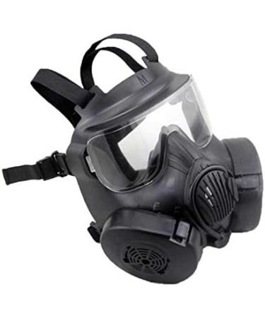 WorldShopping4U Tactical Airsoft Paintball Full Face Protection Dual Fan Mask M50 BK - Ultimate Comfort & Safety - Buy Online on GoSupps.com