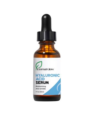 Eternal Glow Hyaluronic Acid Serum - Intense Hydration & Anti-Aging Face Serum with Nourishing Botanicals for Radiant Skin - Buy Online on GoSupps.com