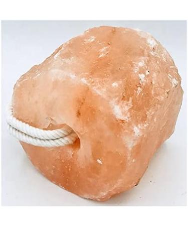 Himalayan Animal Lick Salt - Natural Pure Pink Salt Block on a Rope Horses Deer Goats Cattle Rabbits 6-8 LBS - Buy Online on GoSupps.com