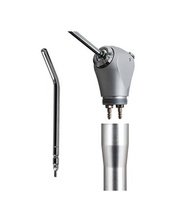 Dental Air Water Spray Syringe Kit with Metal Handle + 6 Metal Alloy Nozzles - TDOU - Buy Online on GoSupps.com