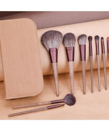 DFHBFG 9-Piece Makeup Brush Set - Full Loose Powder Blush & Eye Shadow Brushes for Flawless Application - International Shipping Available - Buy Online on GoSupps.com
