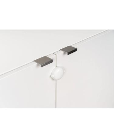 Reer Cabinet Lock for Double Doors White 1 Piece | Swabian Child Safety Expert | Secure Your Home - Buy Online on GoSupps.com