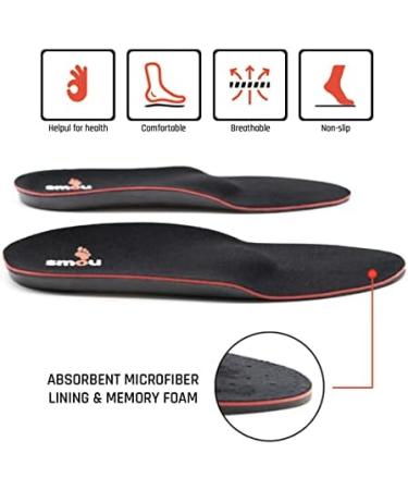 Insoles with Metatarsal Foot Pads | Ball of Foot Pain Relief | Arch Support Orthotics for Men & Women | Size 6-6.5 US / 8-8.5 US - Buy Online on GoSupps.com