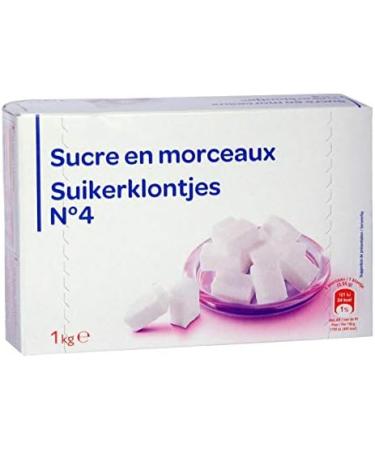 PP White - Sugar in Pieces No. 4 1 kg - Pack of 4 - Buy Online on GoSupps.com