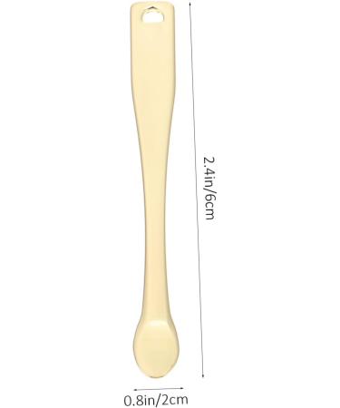  GLEAVI GLEAVI 12 Pieces Electroplating Cream Spoon Spatula Foundation Makeup Spoons Eye Cream Spoons Mini Lotion Miniature Zinc Mask - Buy Online on GoSupps.com
