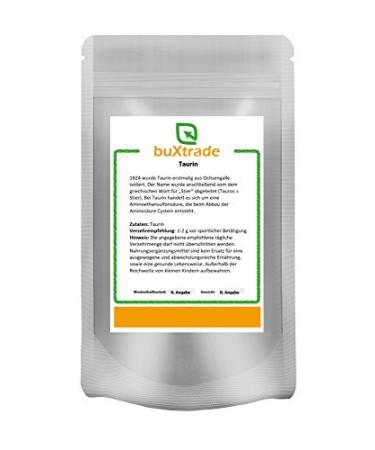 Buxtrade 10 x 500 g Taurin - pure/without additives |Powder |Conditional-essential amino acid |Dietary supplement Sport |vegan nutrition 5kg