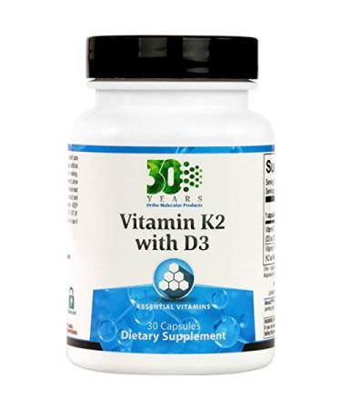 Ortho Molecular Products Products - Vitamin K2 with D3-30 Capsules