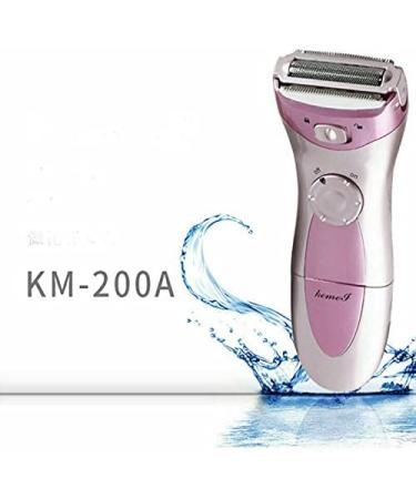 ABS Portable Waterproof Women's Electric Shaver - Painless Hair Remover with Charging Station & Protective Cover - Buy Online on GoSupps.com