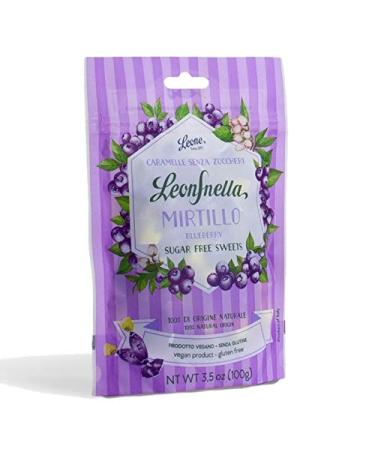 Pastiglie Leone Leosnella Blueberry Candies - 100g - Lion
