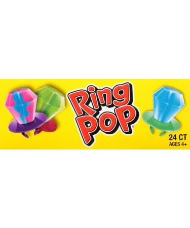 Ring Pop - Fruit Flavour - Display of Individually Wrapped Bulk Lollipops - Fun Candy for Birthdays and Parties Pack 24 Ring Pop Fruit Flavors - Buy Online on GoSupps.com