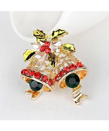 Pin Jewelry Gifts for Women Cute Inlaid Rhinestone Christmas Brooches for Women Creative Colorful Boots Snowman Pins Party Accessories Sweater Jewelry Brooches & Pins - Buy Online on GoSupps.com