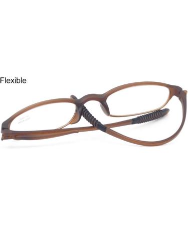 Buy Glare Reduction Blue Light Blocking Reading Glasses - 2 Pack (1 Black & 1 Brown) - Flexible Lightweight Portable - Enhance Your Comfort & Eye Health - Buy Online on GoSupps.com