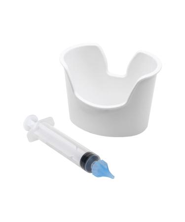 Acu-Life Ear and Ear Wax Cleaner for Humans Includes Syringe with Tri-Stream Tip and Ear Wax catching Basin
