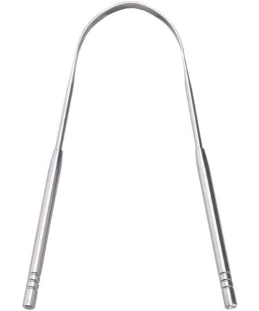 Fenteer 2pcs Stainless Steel Tongue Scraper Cleaner | Bad Breath Solutions | Oral Care Essentials - Buy Online on GoSupps.com