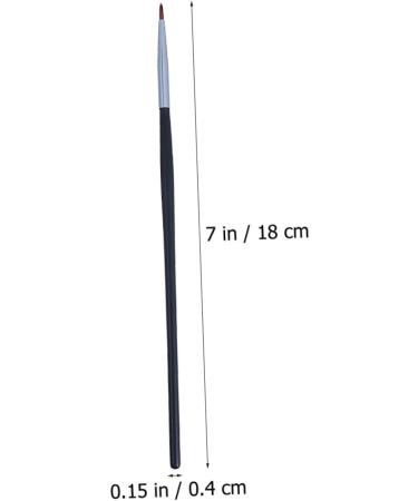 MAGICLULU 5pcs Fine Eyeliner Brush Lipstick Applicator Gel Eyeliner Pencil Lip Gloss The Brush Fiber Cosmetic - Buy Online on GoSupps.com