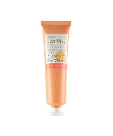 Sunday Rain Day Bliss moisturising and hydrating hand cream with mandarin and green tea extract 60 ml