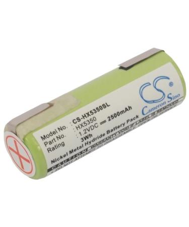 CWXY Replacement for Battery Braun Oral-B Professional Care 8000  Oral-B Triumph 4000  Oxyjet  Profeesional Care  Professional Care 8300  Professional Care 8500 CS-HX5350SL 48.70 x 16.82 x 16.82mm