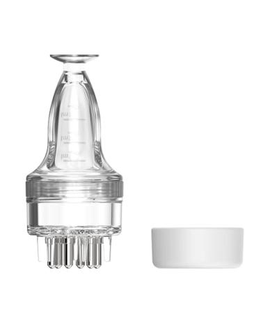 Scalp Hair Comb Applicator Massager Scalp Treatment Root Comb Applicator Bottle for Essential Oil Growth Applicator Easy Install Easy to Use -A Crystal Clear