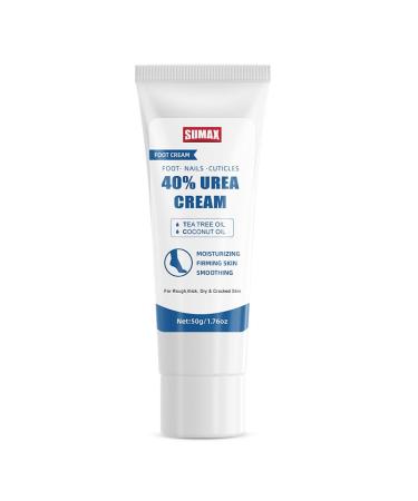 Urea 40% Foot Cream Cracked Heel Repair Cream For Feet and Hands Callus Remover For Dry And Hard Skin Urea Cream for Hand Foot Body Care 50g