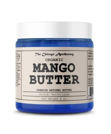 Body Butter 8oz MANGO Butter ORGANIC for Making Soap Base Lotion Hand Cream Lip Balm