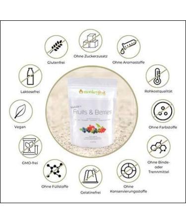 Mathilda's Fruits and Berries Tabs - Acai Goji Pomegranate Blueberry & Black Currant | 800 Smoothie Tablets by Monkeyfruit | Vivanutria - Buy Online on GoSupps.com