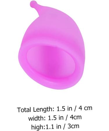 Comfortable Silicone Period Cup Set - 18 Pcs | Lady Alternative Pads | Feminine Tampon Alternatives | Purple & Pink Colors - Buy Online on GoSupps.com
