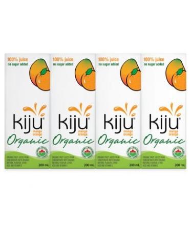 Kiju Organic Single Serve Juice - Mango Orange (8x4/200ml)