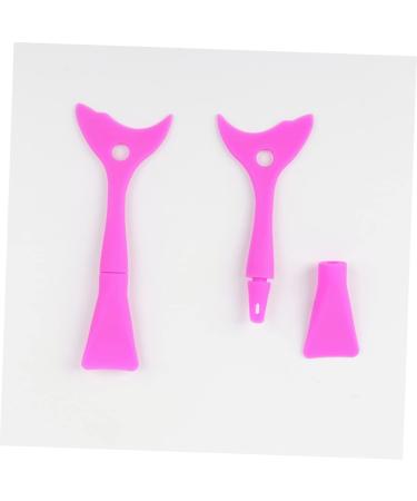 WOFASHPURET 3pcs Eyeliner Eyeshadow Baffle Silicone Molds Lash Supplies Women Eyeliner Miss Cosmetic - Buy Online on GoSupps.com