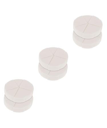 FRCOLOR 6 Sets Triangular Sponge Puff Wedge Sponge for Makeup Cosmetic Makeup Pads Makeup Supplies Lady Tools Makeup Foam Wedges Facial Pads Mini Puff Emulsion Makeup Foundation White Miss