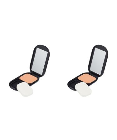 Max Factor Facefinity Compact Make-up Sand 005-Powder Foundation for a matt finish-1 x 10 g (pack with 2) 005 sand 10 g (2-pack)