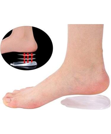 Slid Blinds Heel Cushion Height Increase Heel Pillow | Soft Silicone Lift Pads for Heel Pain Relief & O/X Legs Correction - Buy Online on GoSupps.com