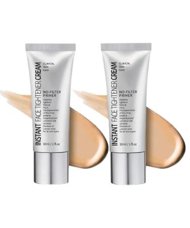 Face Tightener No-Filter Primer Instant Tightener No-Filter Primer Skin Tightener Primer Face Makeup Face Blurring Primer for Face Before Makeup 1 Fl. Oz.Face Primer Makeup (2pcs)