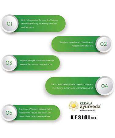 Glamorous Hub Kerala Ayurveda Kesini Oil 100ml - Natural Hair Care | International Shipping Available - Buy Online on GoSupps.com