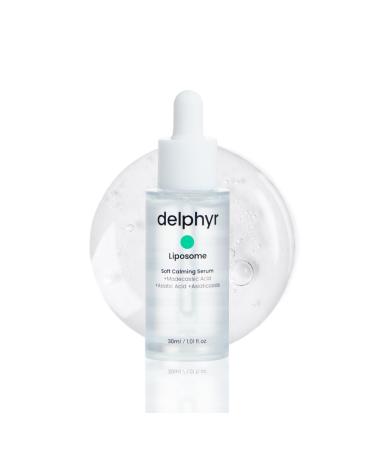 delphyr Liposome Soft Calming Serum Lightweight Nourishing for Sensitive Skin with Centella Asiatica Teca Korean Skincare for Trouble Care (1.01 fl. oz 30ml)